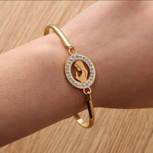 New religious women bracelet crystals
